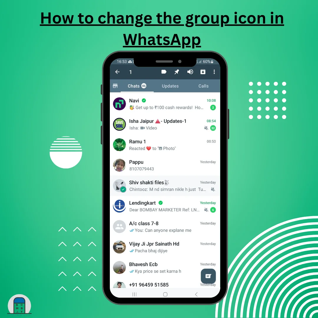 How to change the group icon in WhatsApp
