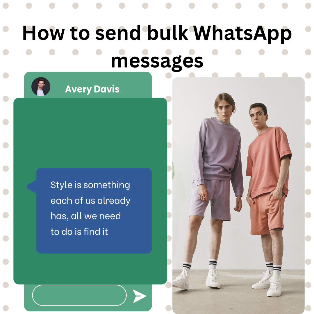 How to send bulk whatsapp messages