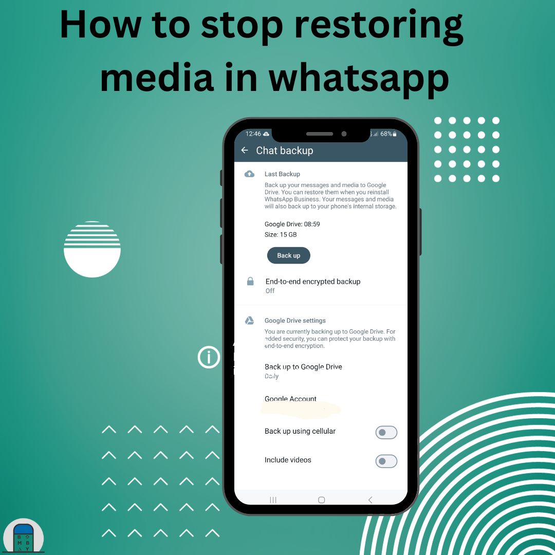 How to stop restoring media in WhatsApp