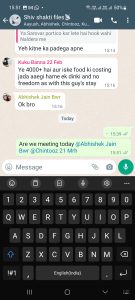 Now our message message is sent with How to tag everyone in the whatsapp group.
